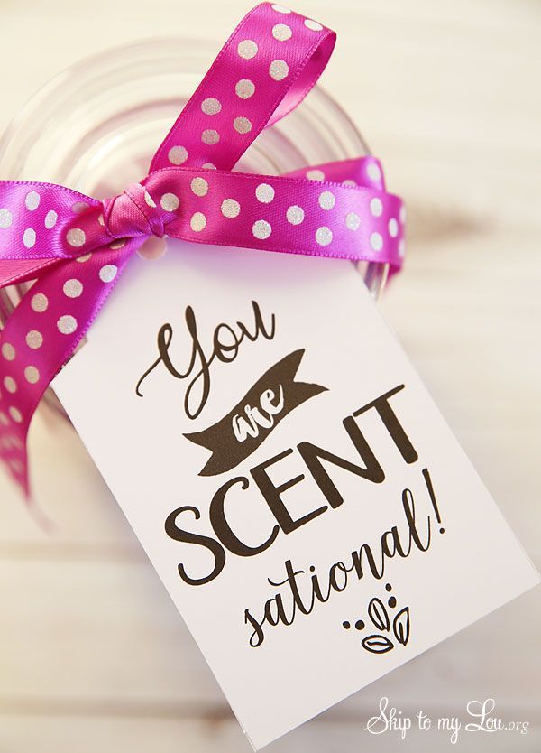 Back to school teacher gift idea: you are scentsational printable tag #backtosch...
