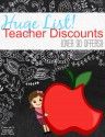 discounts for teachers free stuff