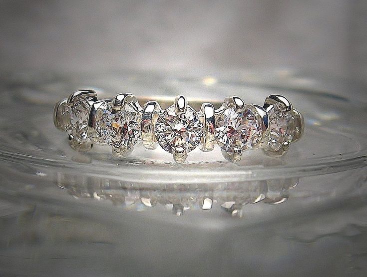 A Perfect Round Cut .98TCW Russian Lab Diamond Engagement Ring