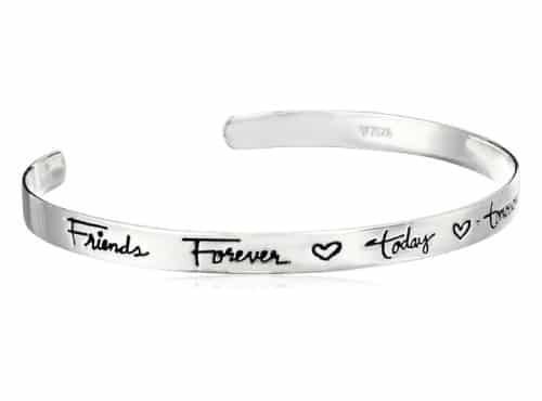 “Friends Forever, Today, Tomorrow, Always” Friendship Sayings Bracelet. Gift...