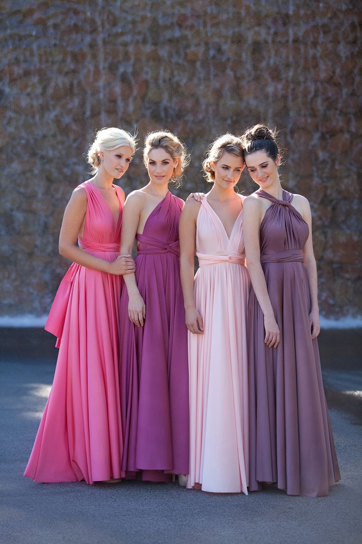 Love the bridesmaid dress colors.. stunning