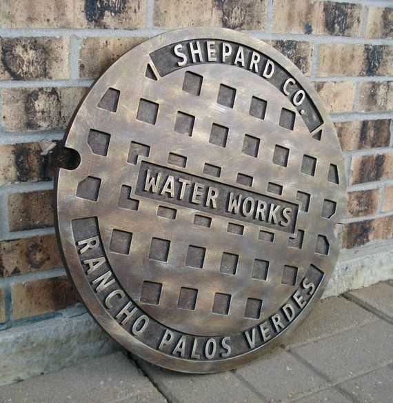 Corporate Gifts Ideas     Manhole cover – Man Cave – Sewer Cover – 22″ P...