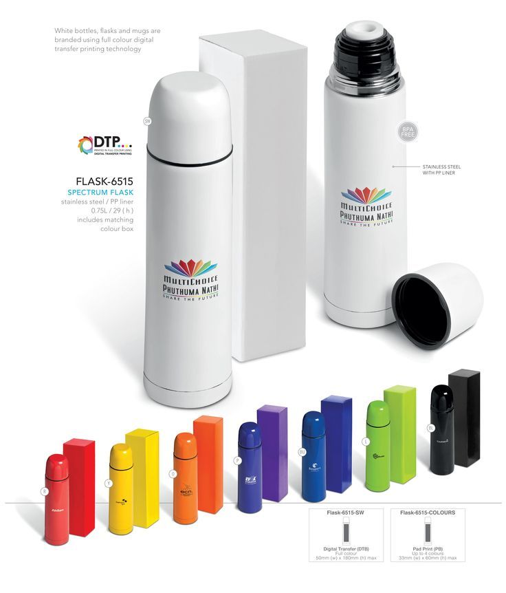 Corporate Gifts  : Spectrum Flask  Corporate Gifts  Drinkware on www.ignitionmar...