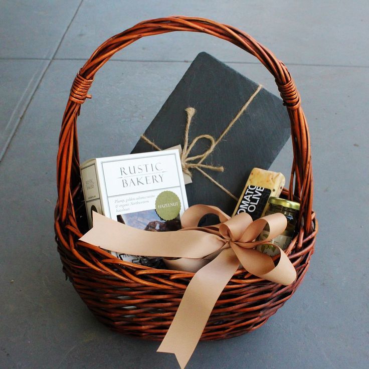 Gift Baskets - Basket Cheese Slate Gift | Nifty Package Co. is a corporate gift ...