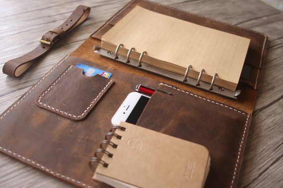 Leather Portfolio / 10.5 iPad Pro Case / Corporate Gifts / | Etsy