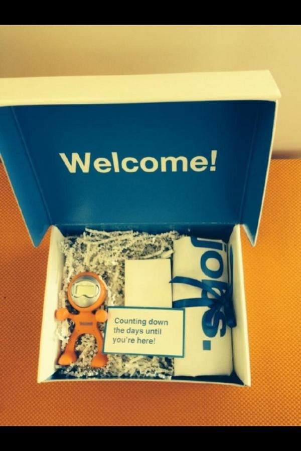 New hire welcome kit “TalentCulture: wow! seeing some great stuff on #tchat ri...