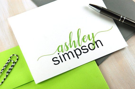 Personalized Stationery Set of 10, Girls Stationery, Bridesmaid Gift, Corporate ...