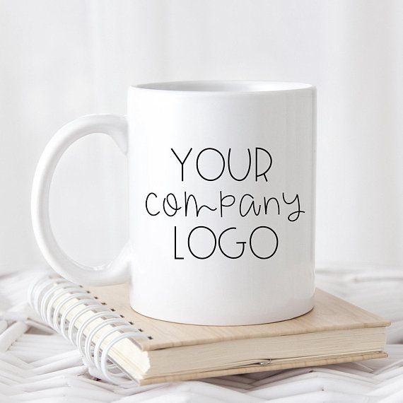 Your Company Logo Mug, Custom Logo Mug, Logo Mug, Corporate Gift, Gift for Boss,...