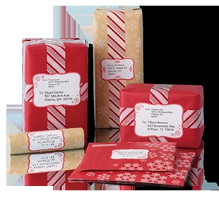 Beautiful shipping paper, tape, envelopes and printable mailing labels let you s...