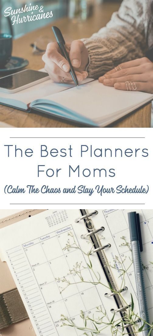 The Best Planners For Moms. So much To Do, So Many Schedules to Manage. Here's H...