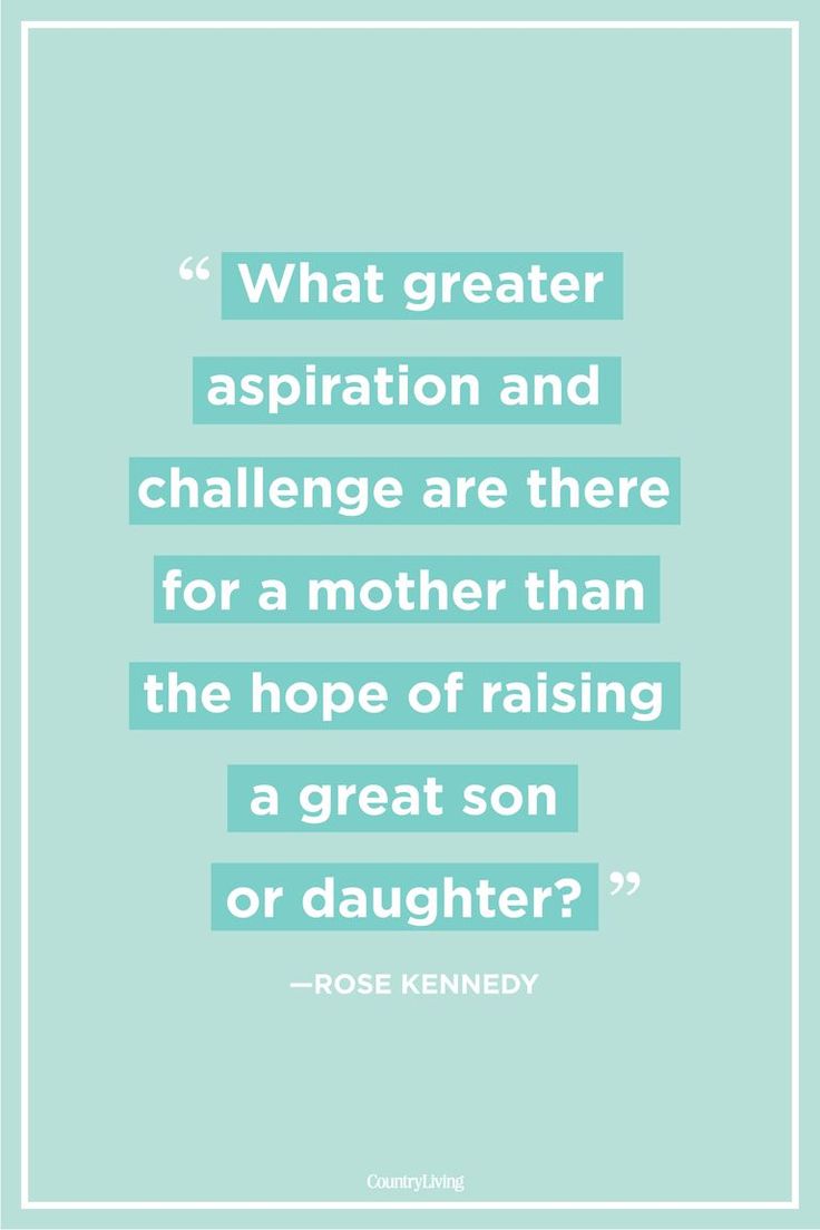 Every mom's goal is to raise a son or daughter she's proud of.  #mothersday #quo...
