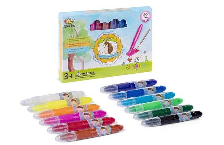 Gel crayons are a fun way for toddlers to create a Mother''s Day masterpiece.   ...