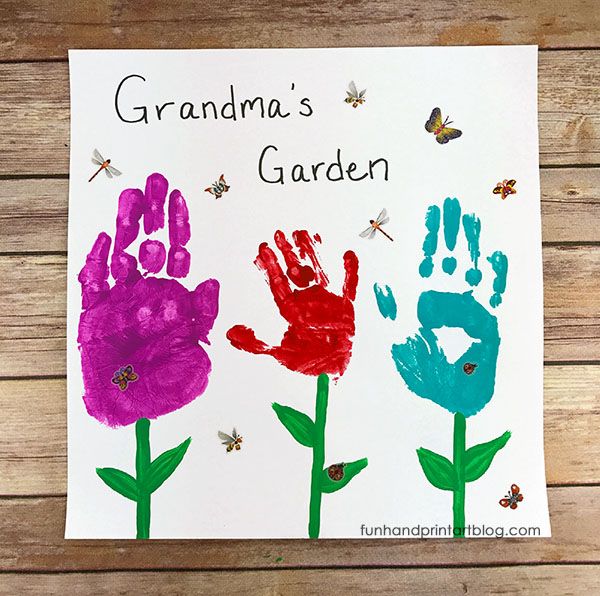 Give grandma a craft she'll love with a hand-painted 