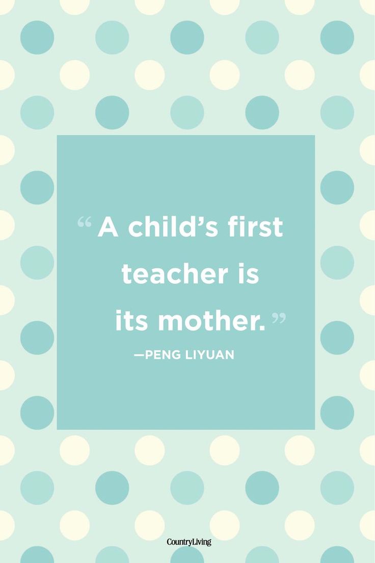 How lucky for us that we get our first teacher as our mother.  #mothersday #quot...