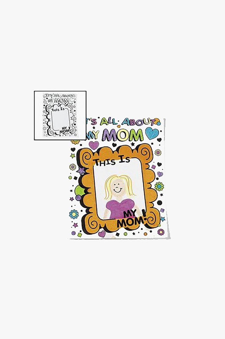 Kids can use their inner artist to make Mom her own portrait.  #mothersday #wish...