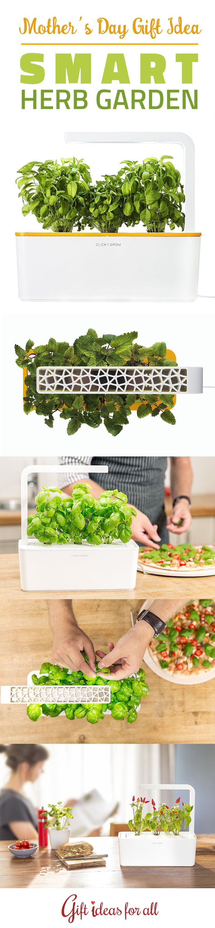 Smart Herb Garden - 20 Unconventional Mother’s Day #Gift Ideas to Put A Smile ...