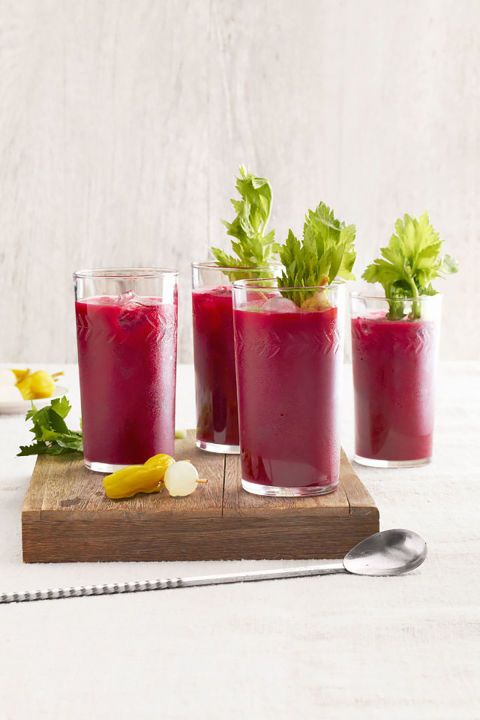 Spicy Beet Bloody Marys:  Mother's Day calls for a special twist on the clas...