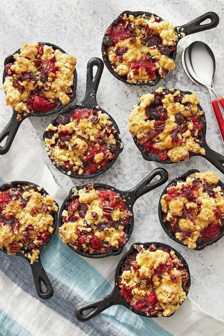 These individual berry-filled cobblers will look so cute at your Mother's Day br...