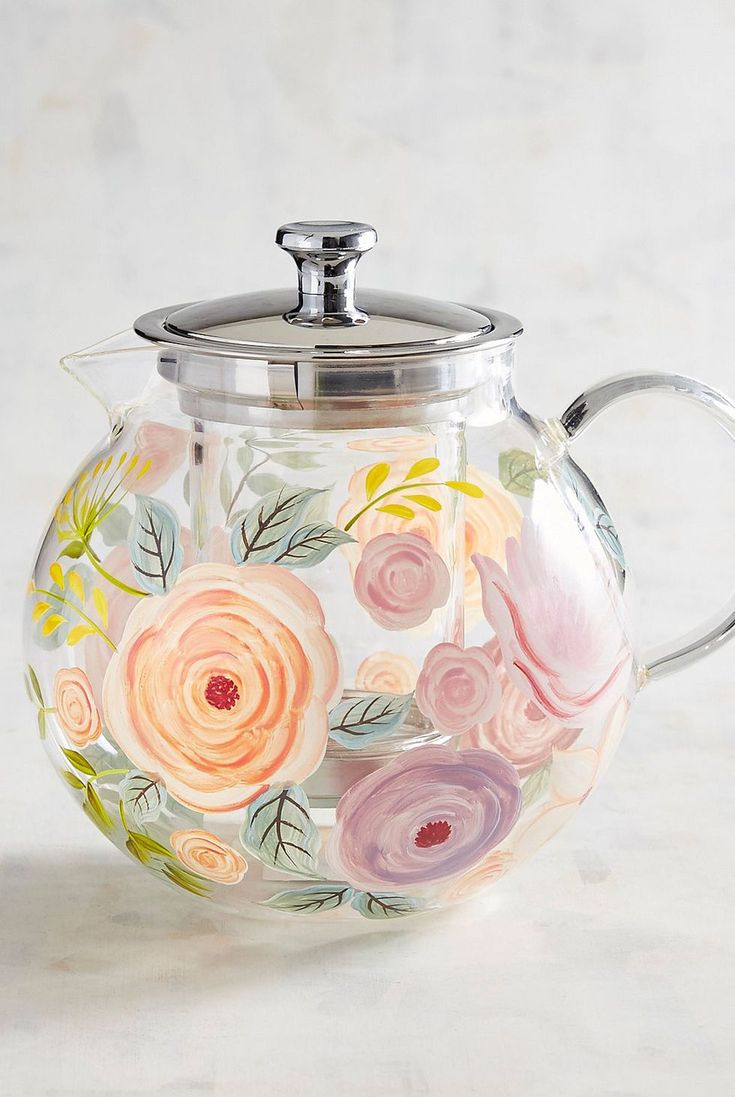 This beautiful hand-painted teapot is a great Mother's Day gift for a first-time...