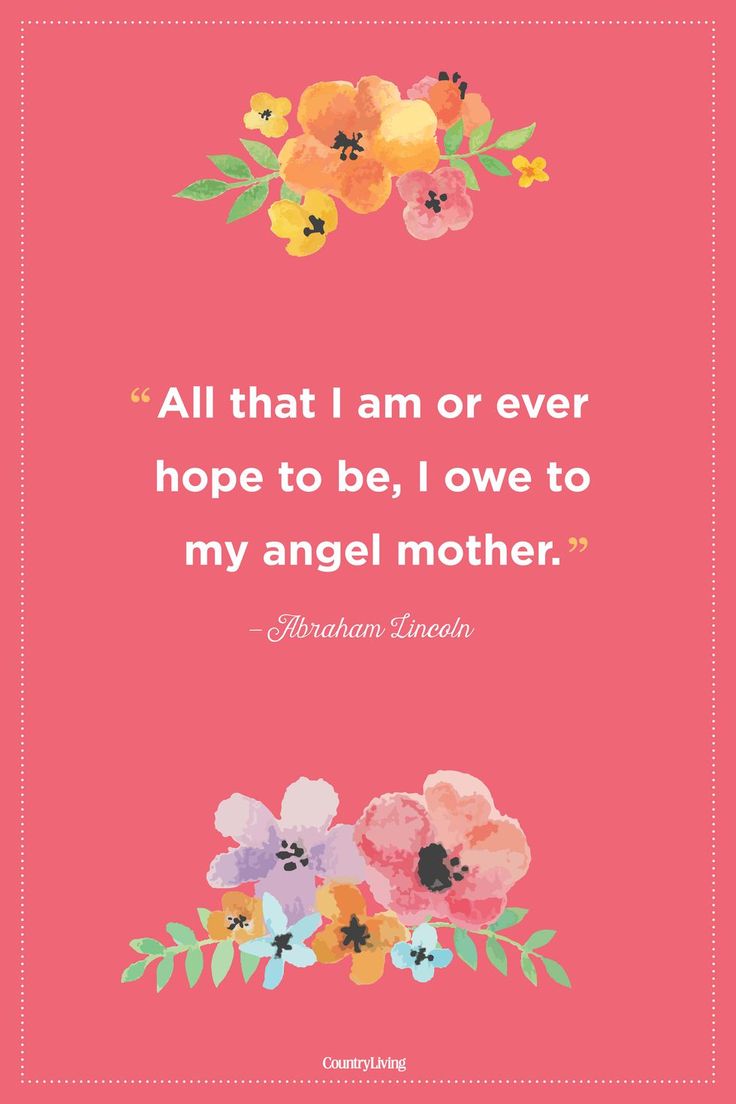 We really do owe everything to our moms.  #quotes #mothersday #love #inspiration...