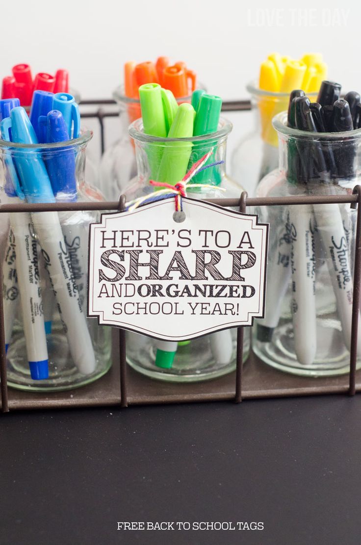 Back To School Teacher Gifts and FREE Printable by Love The Day