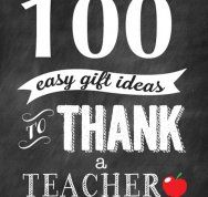 100 ways to thank a teacher