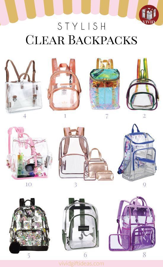 Clear backpack for school | Cute backpacks for school and traveling