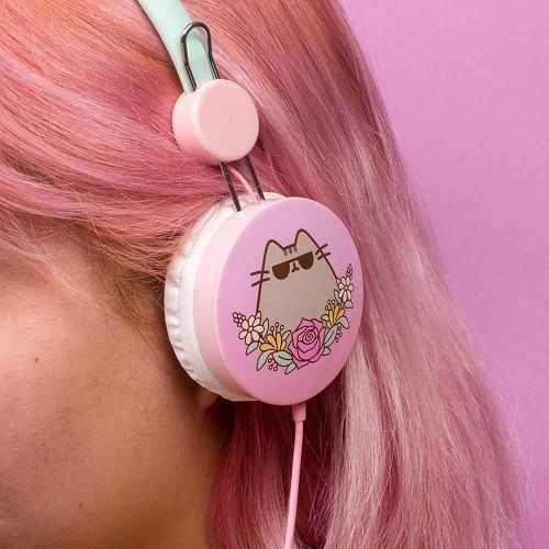 Enjoy music the cutest way with Pusheen Cat Headphones. Tech gifts for teens.