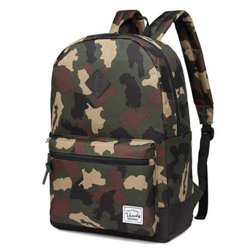 Vaschy Classic Camouflage School Backpack | Cute backpacks for teen girls