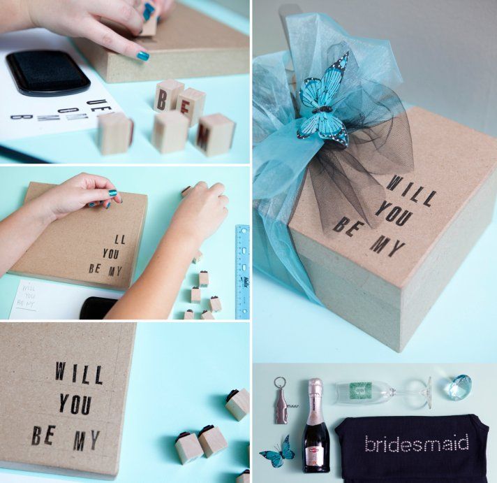 9 Creative Ways to Say Will You Be My Bridesmaid? | This is a great way of askin...