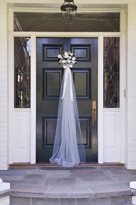 Front door at the Bridal Shower - so cute