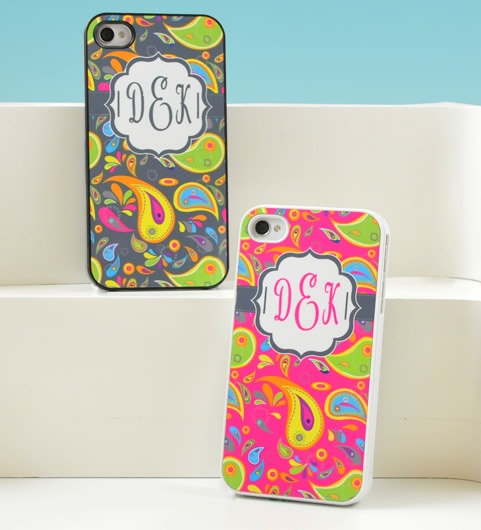 Paisley Print Personalized iPhone Case. I love this pattern it's so cute. I&...