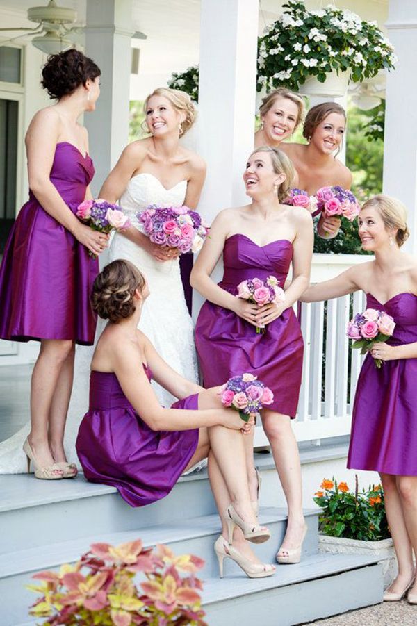 Stylish & Chic Bridesmaids Trends for 2014: Radiant Orchid.