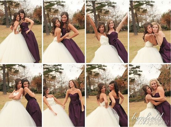 Take a picture with each of the bridesmaids, let them choose the pose.