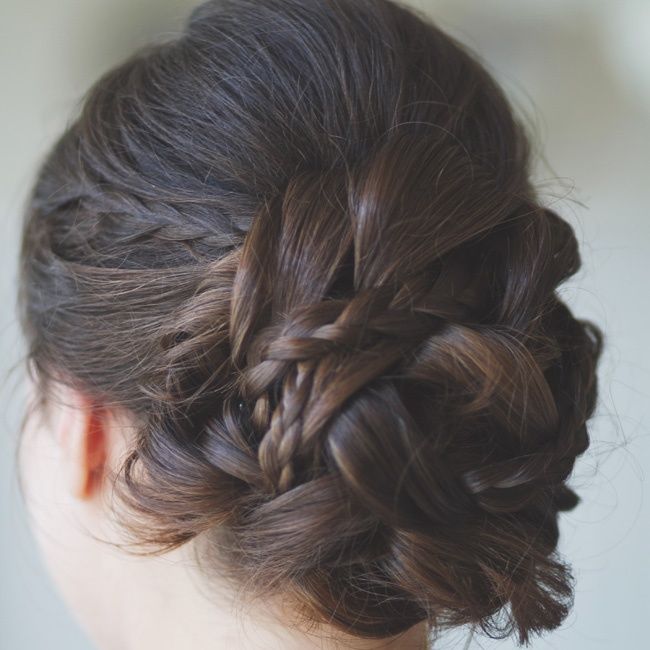 bridesmaid wedding hair