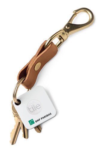 Add your logo to Tile's key finder for trade shows, corporate gifts and even...