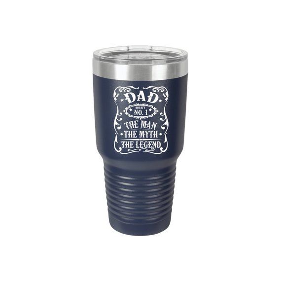 Dad The Man The Myth The Legend, Wedding Gifts, Engraved Tumbler, Corporate Gift...