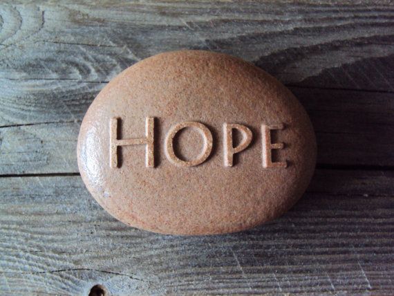 Hope - Engraved gifts - Personalized stone - Gift stones - Corporate gift - Sanb...