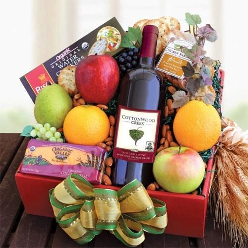 Organic Fruit and Wine  #freeshipping #gifts #finegifts #sweet