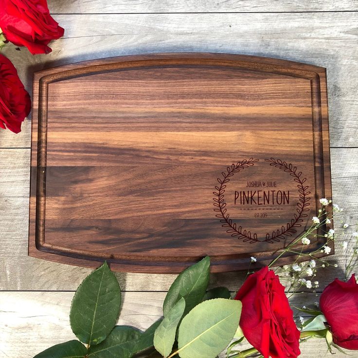Personalized Cutting Board. Engraved Cutting Board. Wedding Gift. Anniversary Gi...