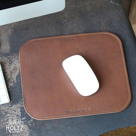 Personalized Fine Leather Mouse Pad Mousepad Office Desk Pad corporate gift busi...