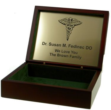 Professional gifts for just about everyone! Love this custom desktop box. Free e...