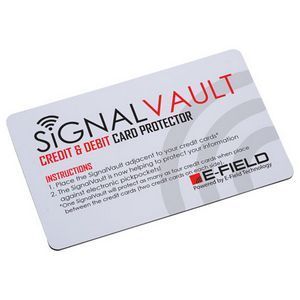 Signal Vault RFID Card! The SignalVault uses electric-field technology that make...