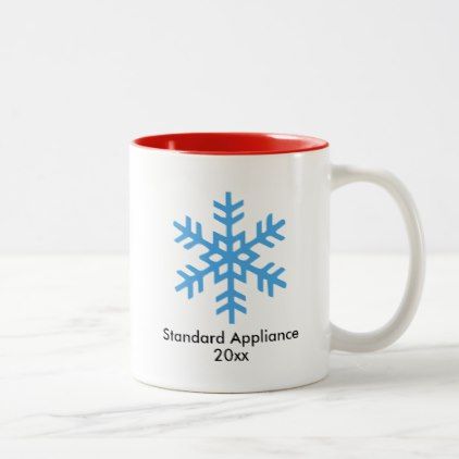 Snowflake Mug with Date | Corporate Gift - Xmas ChristmasEve Christmas Eve Chris...
