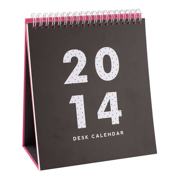 This colourful Desk Calendar will add a touch of stylish organisation to your wo...