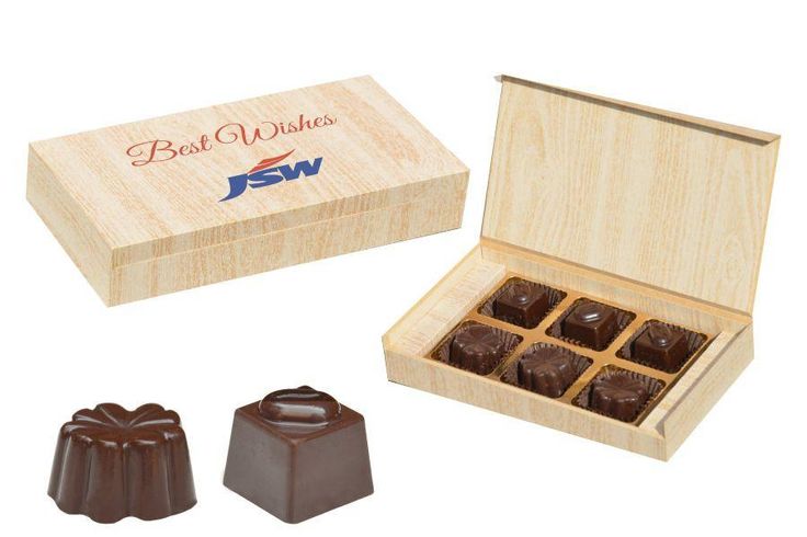 Unique Corporate Gifts - 6 Chocolate Box - Assorted Candies (10 Boxes)
