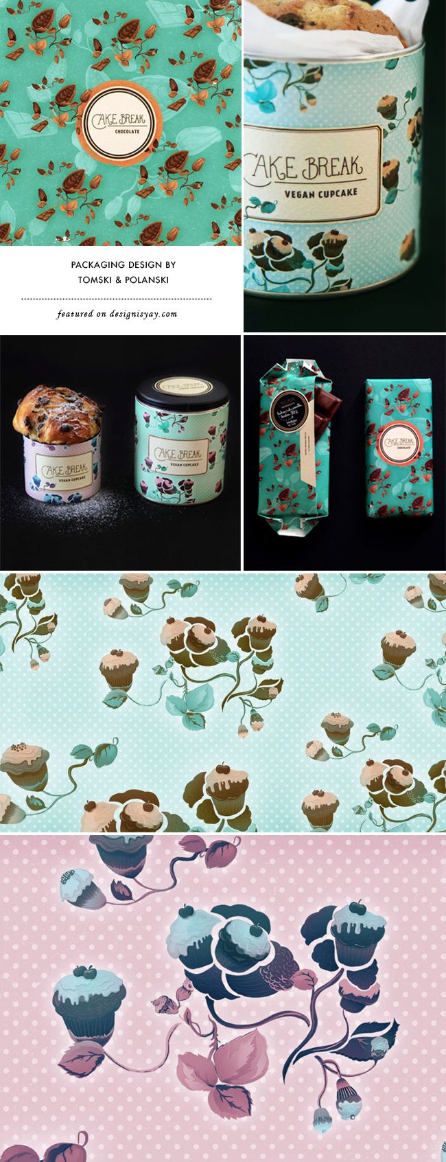 CAKE BREAK PACKAGING DESIGN BY TOMSKI & POLANSKI