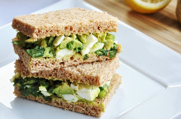 Avocado Egg Salad Sandwich is the perfect pairing of avocado and hard boiled egg...