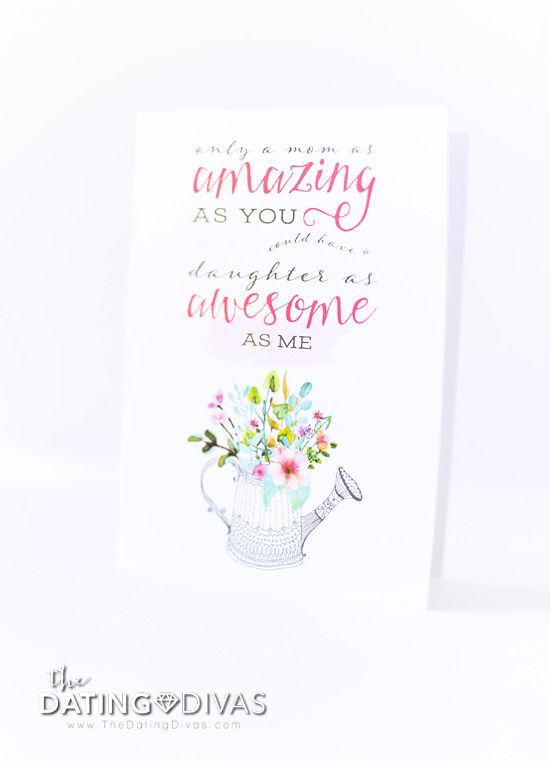 If you owe your success to the way mom raised you, this is the card for her.