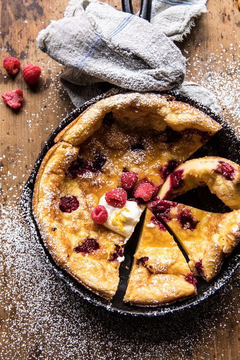 Mom will be so impressed with this raspberry lemon ricotta Dutch baby for Mother...